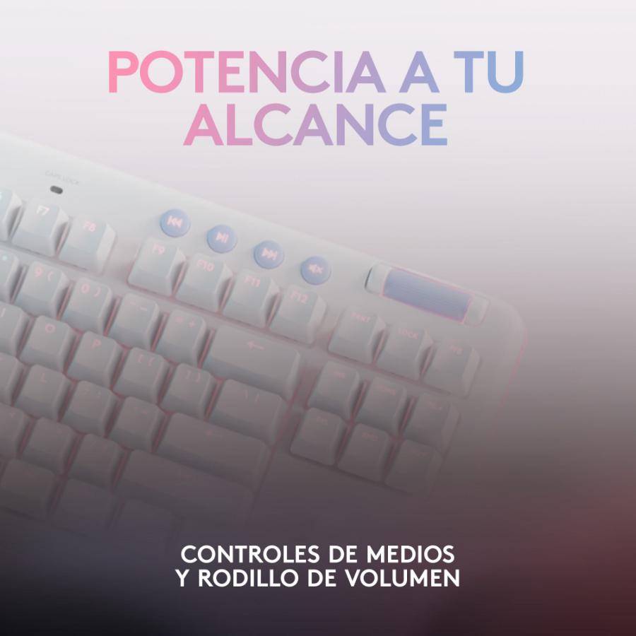 Teclado Logitech G715 TKL Mecanico RGB Inalambrico Switch GX Red Lineal Gamer USB Y Bluetooth Ingles 920-010684