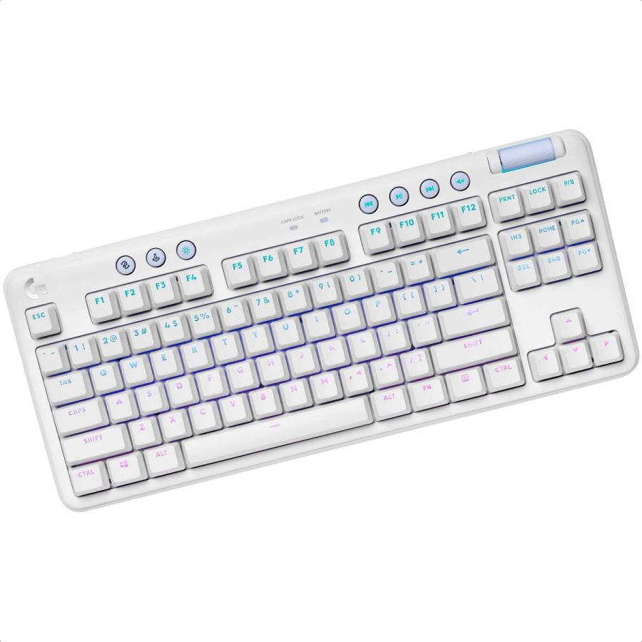 Teclado Logitech G715 TKL Mecanico RGB Inalambrico Switch GX Red Lineal Gamer USB Y Bluetooth Ingles 920-010684