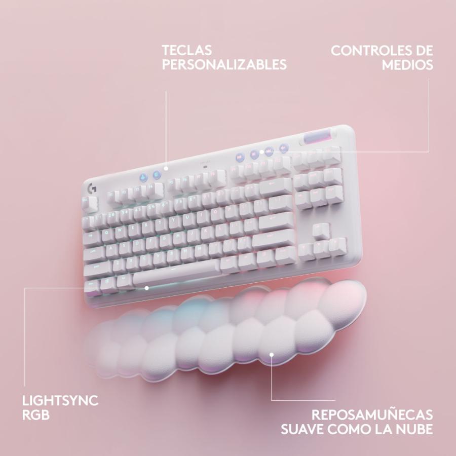 Teclado Logitech G715 TKL Mecanico RGB Inalambrico Switch GX Red Lineal Gamer USB Y Bluetooth Ingles 920-010684