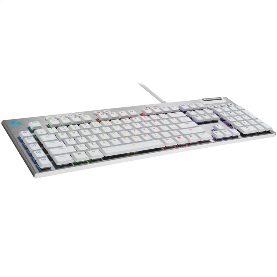 Teclado Logitech G815 Mecanico RGB Alambrico Blanco Gaming 920-011354