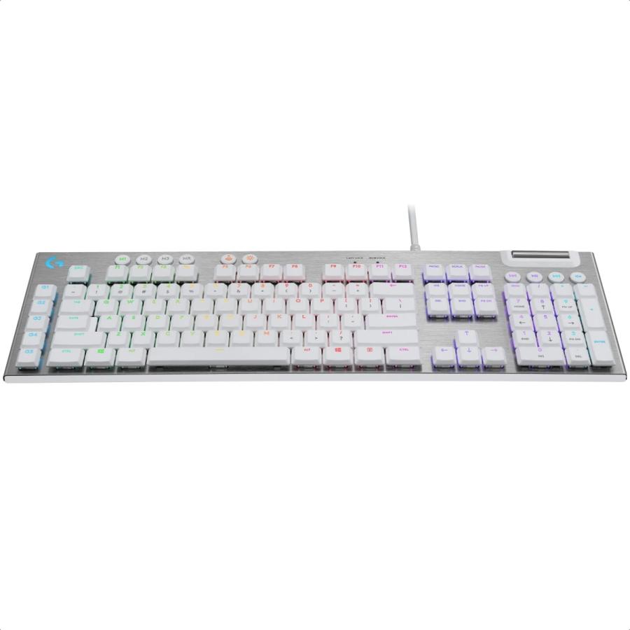 Teclado Logitech G815 Mecanico RGB Alambrico Blanco Gaming 920-011354