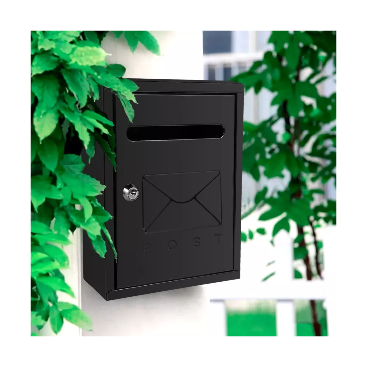 Buzón Hogar Cartas Correo Decoracion Exterior Casa Y 2 Llave.