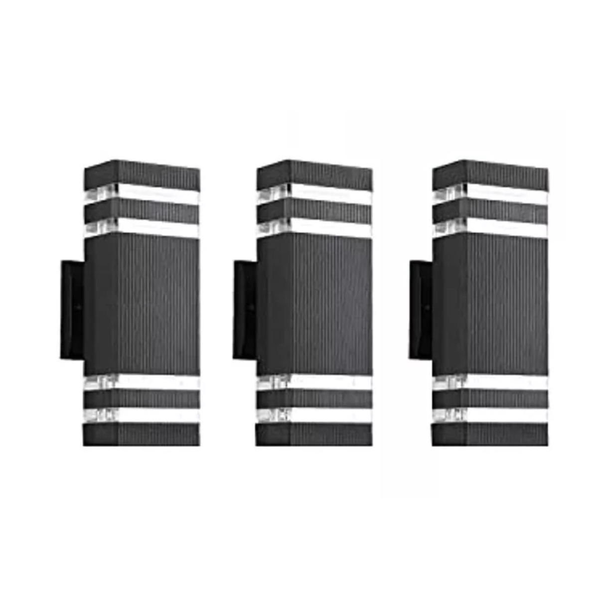 Set 4 Lámparas De Pared Led Para Exteriores, 5 W, 3000 K, Ip65.