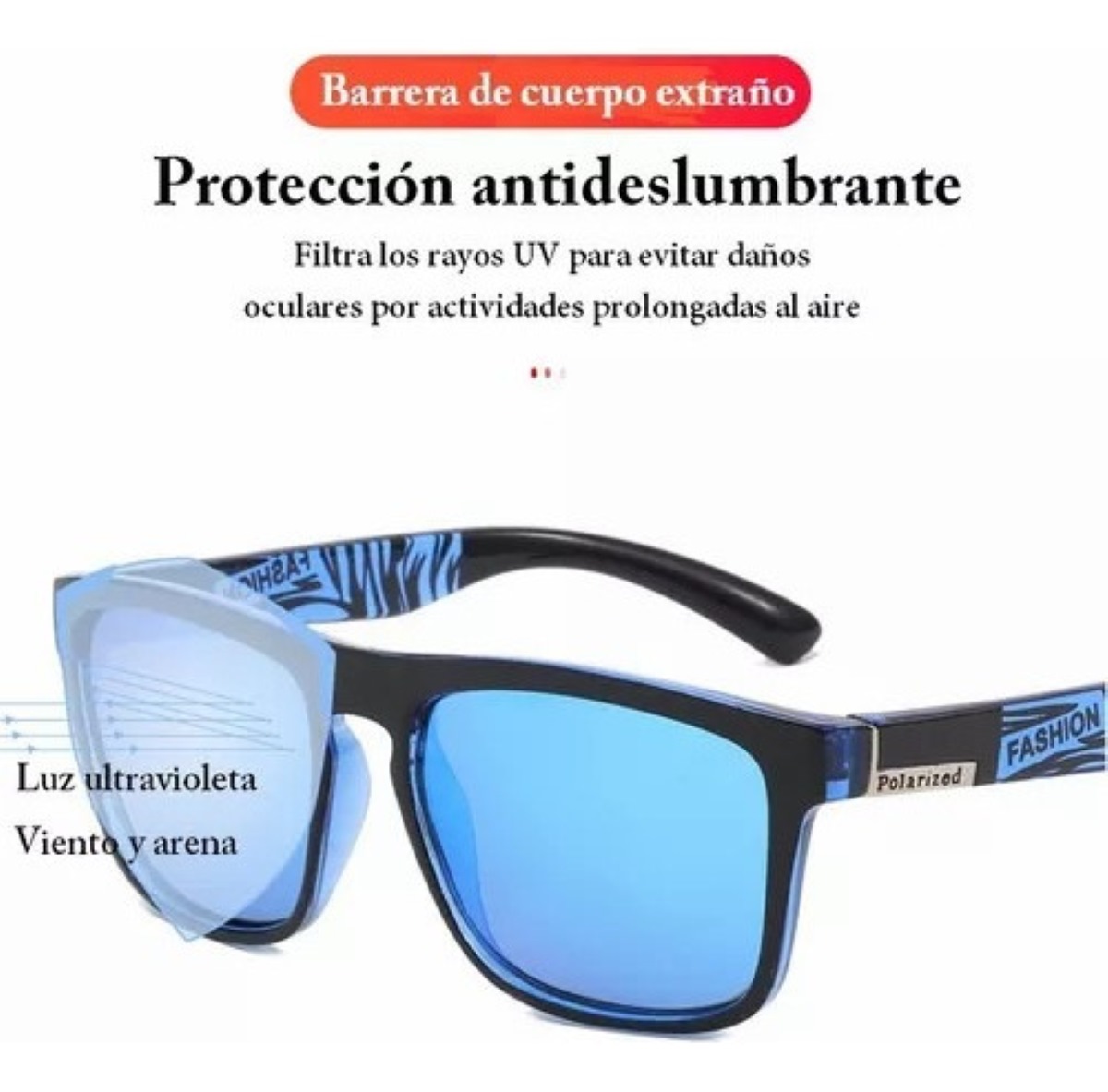 Rayos Uv 400 Gafas Proteccion Solar Gafas Polarizadas Ciclismo - Main Image