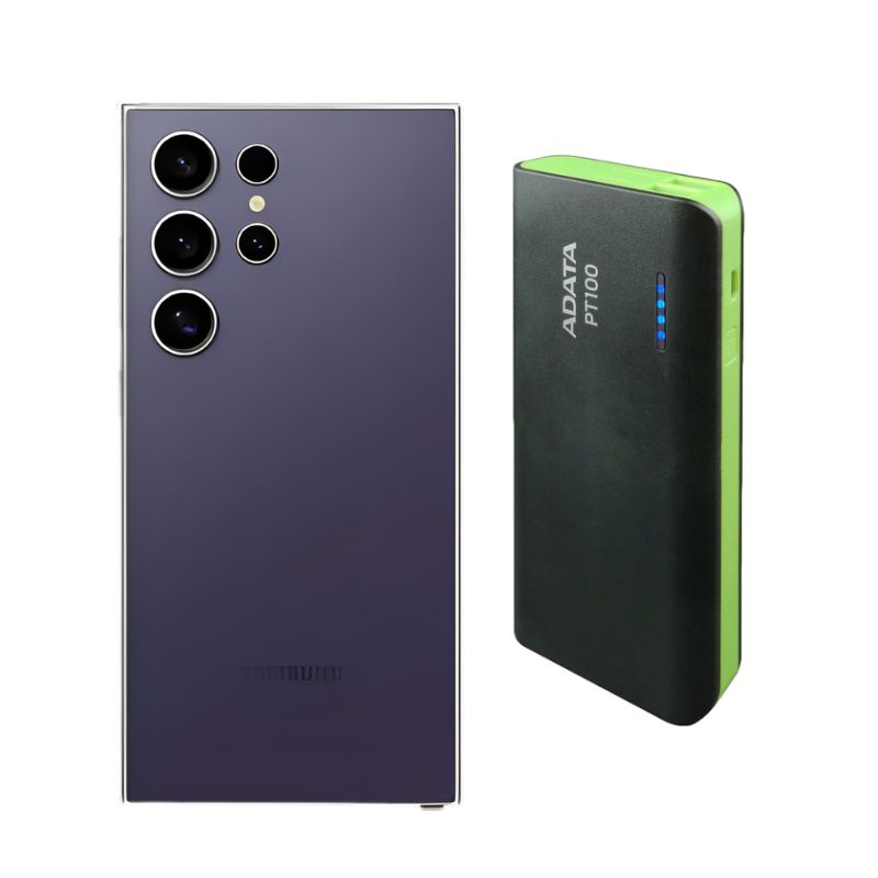 Galaxy S24 Ultra 256GB Morado Snapdragon + Power Bank 10,000mah.
