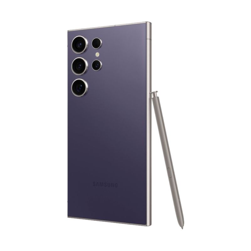Galaxy S24 Ultra 256GB Morado Snapdragon + Audífonos Genéricos.