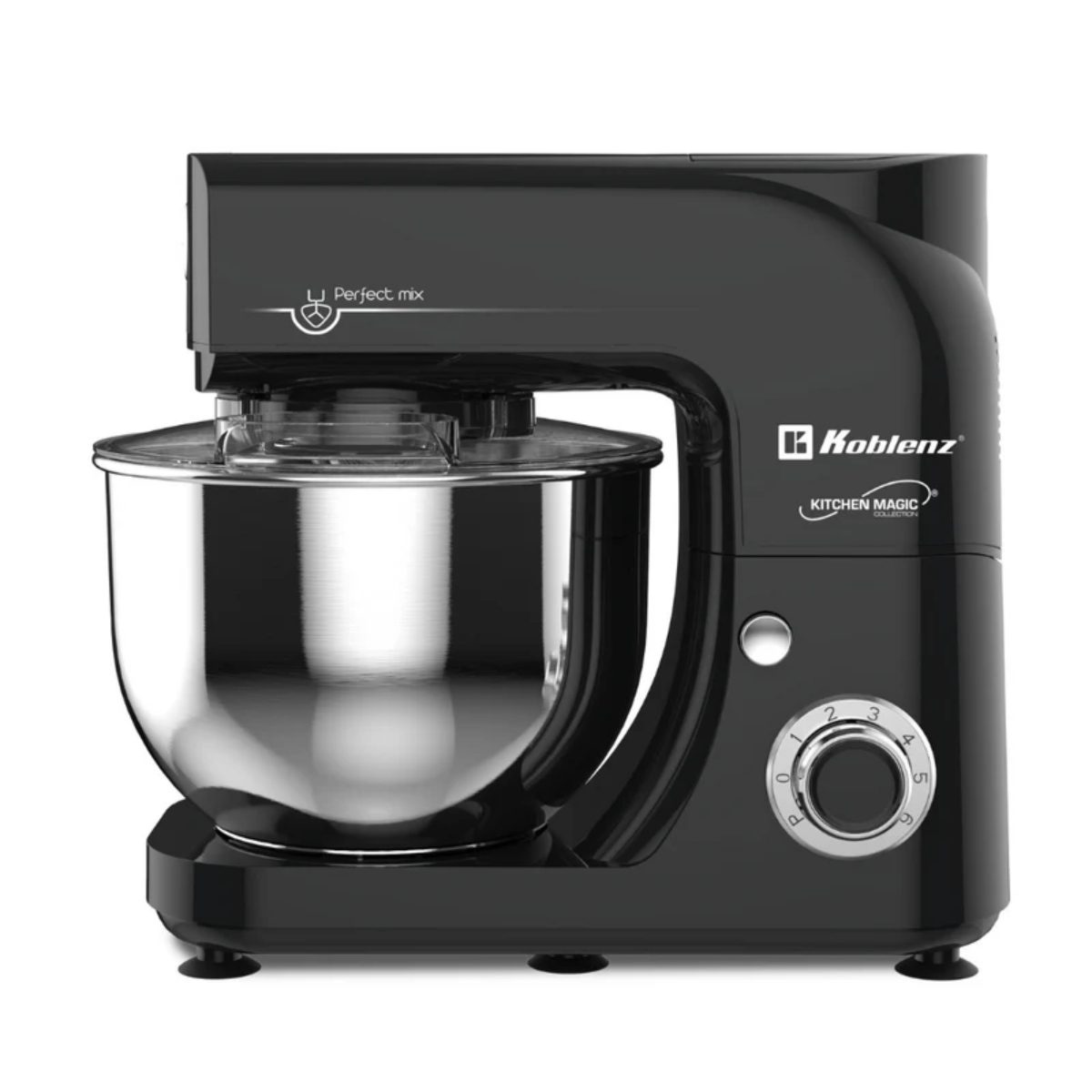 Batidora de Pedestal Koblenz BPKM-800 IN 4.8 L / 800 Watts Negro/Acero ENDY5.