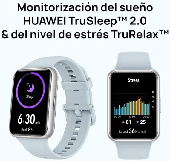 HUAWEI Watch Fit 2 (GPS) (Garantía en México)- Reloj Inteligente, Pantalla AMOLED 1.74'', Bluetooth, Correa de Silicona, Compatible con Android & iOS, Negro.