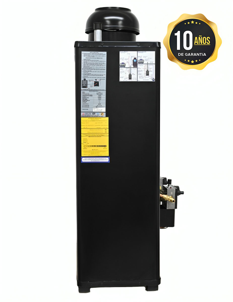 Calentador Paso Delta 02 Plus 18L Alta Eficiencia Gas LP