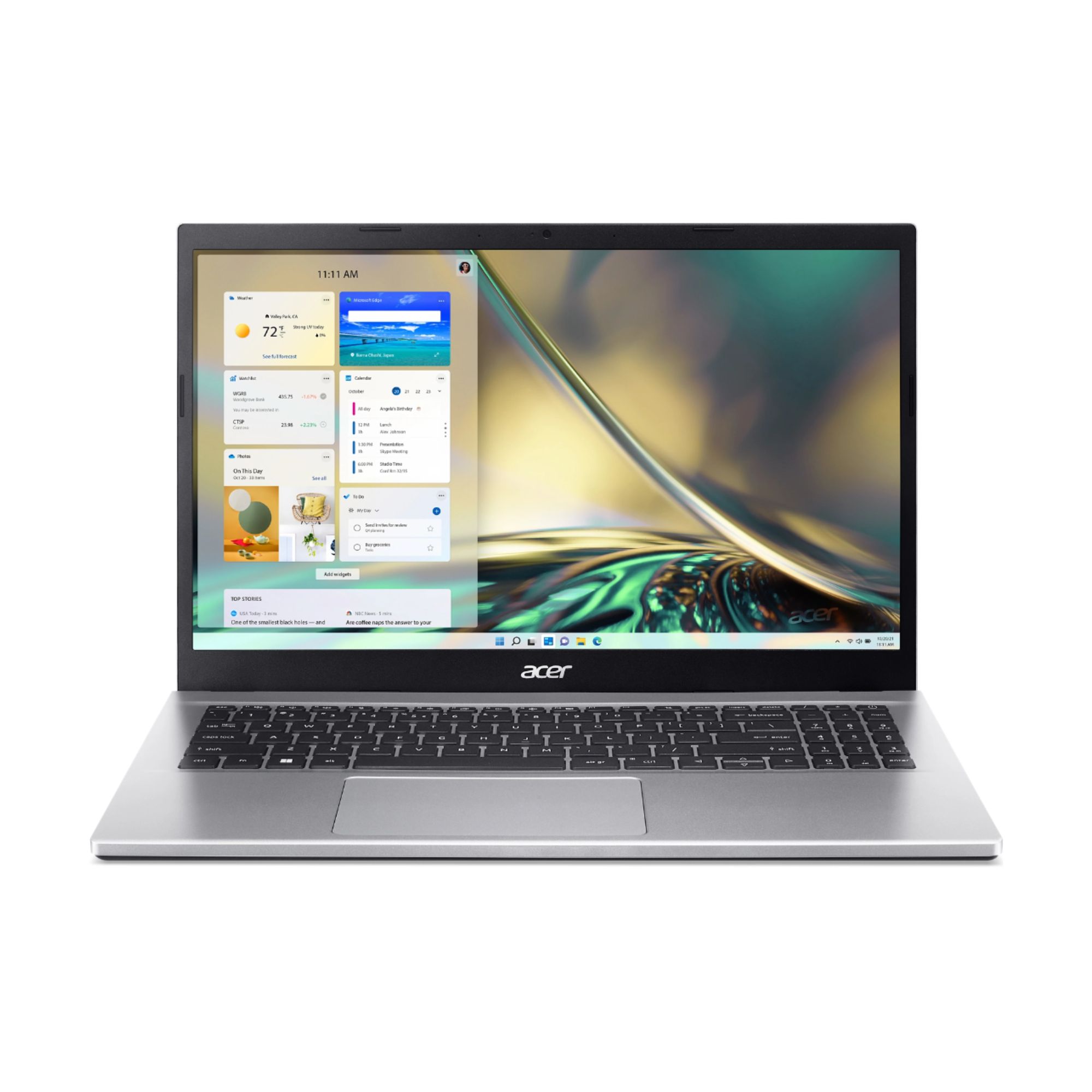 Acer Aspire 3 de 15.6'', Intel Core i7-1255U, 16 GB RAM, 512 GB SSD NVMe, Windows 11 Home, Plata.