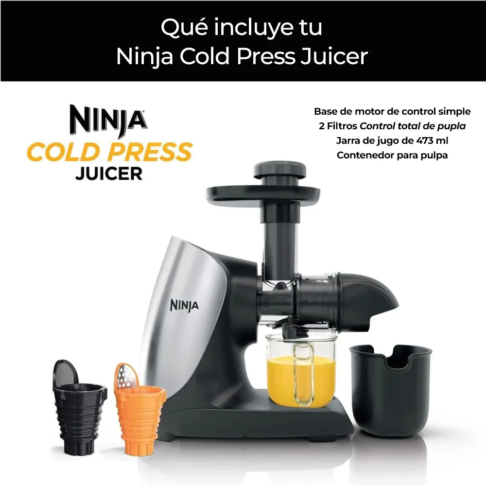 Exprimidor  de Jugo Profesional Ninja Negro JC101.