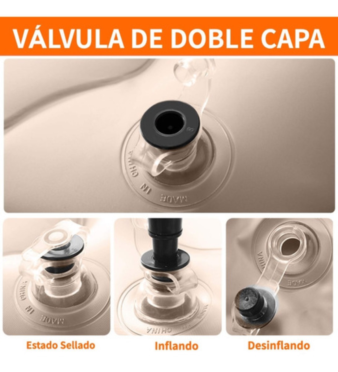 Colchón Coche Cama De Viaje Inflable Niño Alfombra Camping Rosa