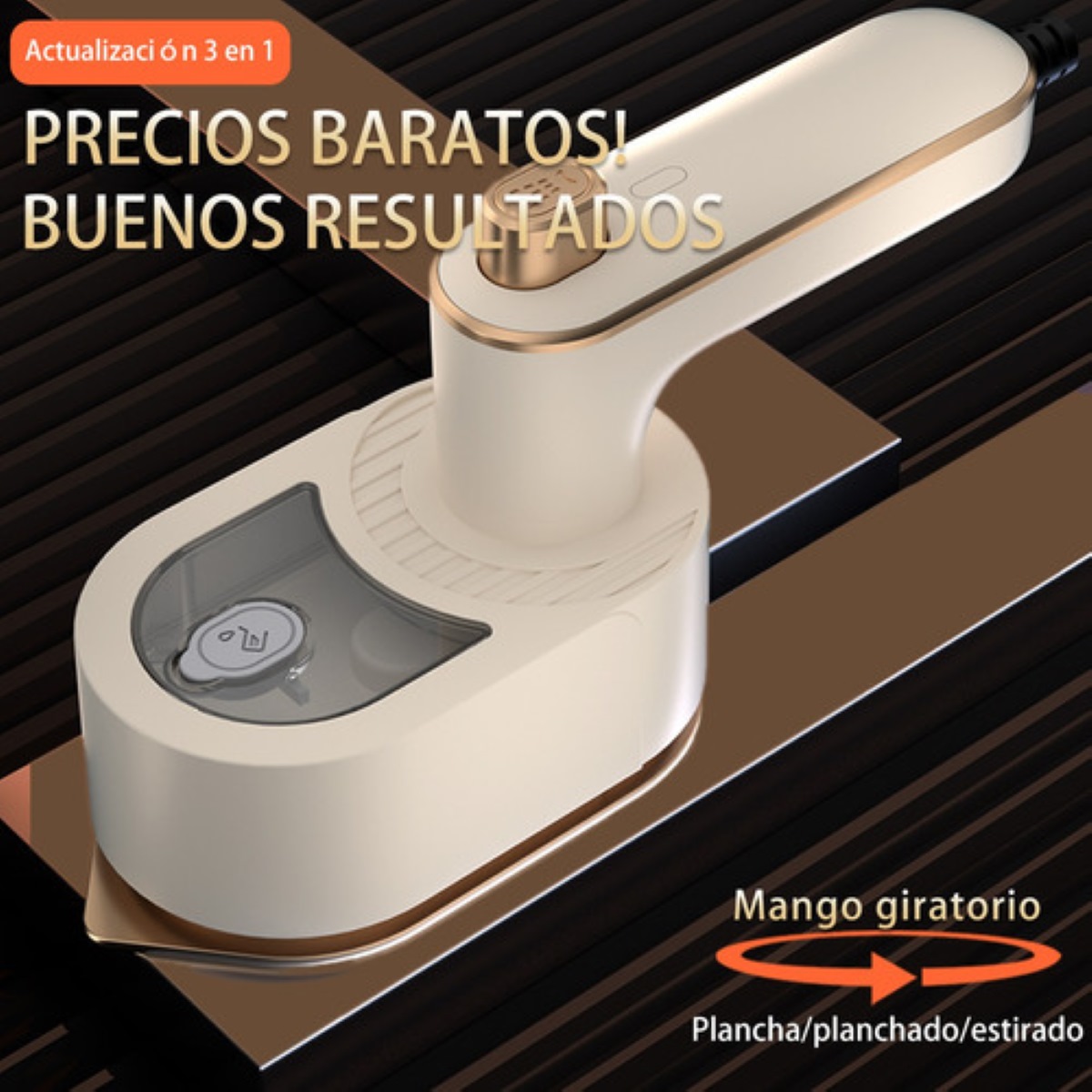 Mini Plancha Vapor De Mano Portátil Vapor De Viaje, blanca 