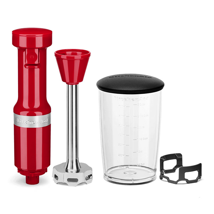 Licuadora de Mano Kitchenaid 7KHBV53MPA Color Rojo Pasión.