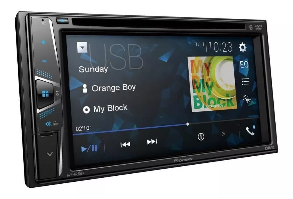 Autoestereo DVD multimedia De Pantalla Pioneer Usb Bluetooth Avh-g225bt 6.2 Pulgadas.