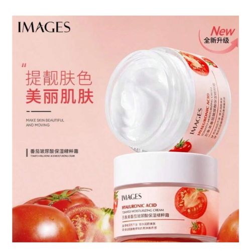 Crema Facial Aclarante Despigmentante con extracto de tomate y ácido hialurónico.