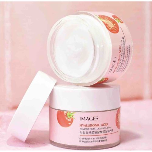 Crema Facial Aclarante Despigmentante con extracto de tomate y ácido hialurónico.