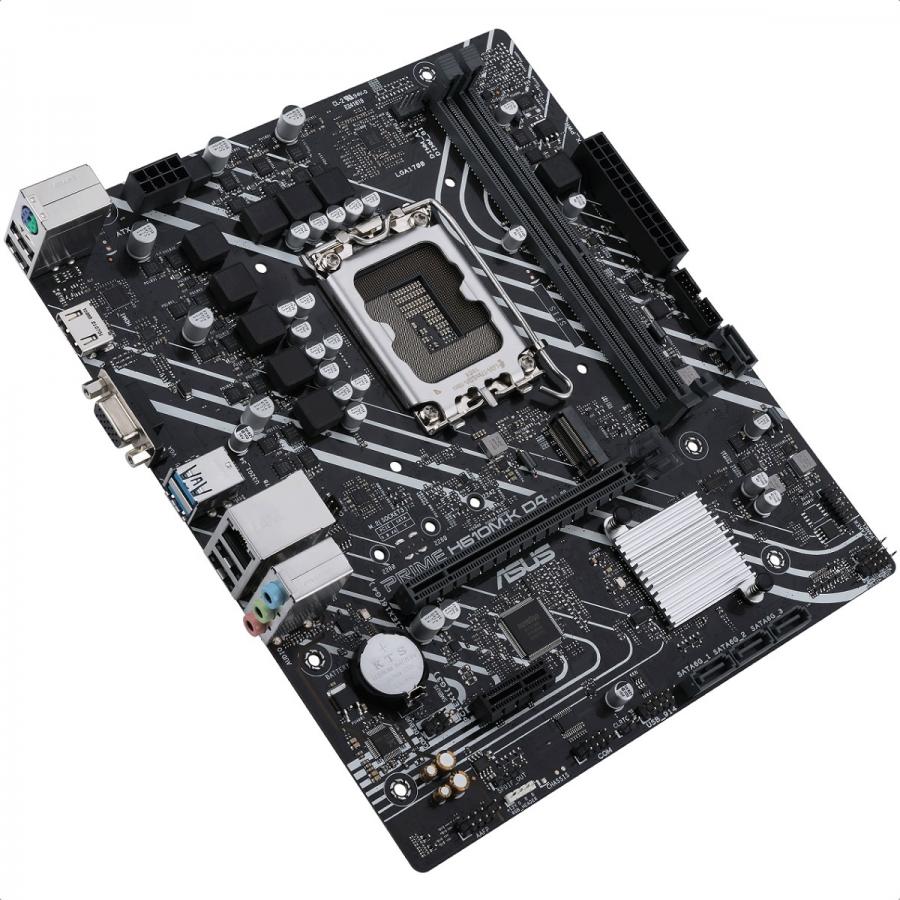 Tarjeta Madre ASUS PRIME H610M-K D4 DDR4 PCI-E USB3 Socket 1700