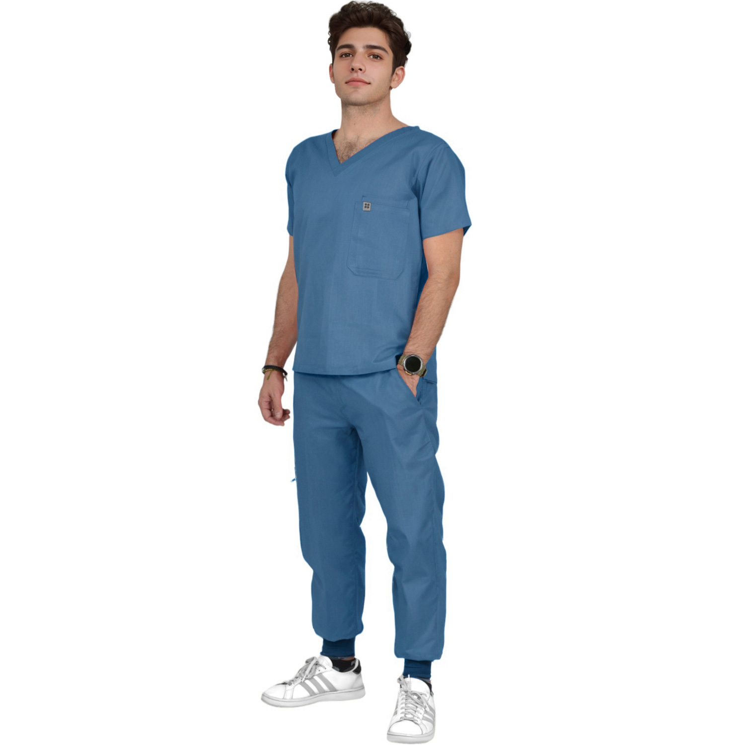Pijama Quirurjica Uniforme Medico Jogger Hombre Algodon.
