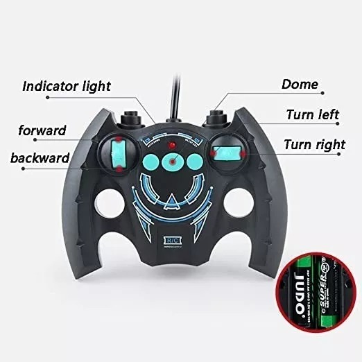Camioneta Pulsera Y Radio Control 360° Spray Drift Stun Humo Roja.