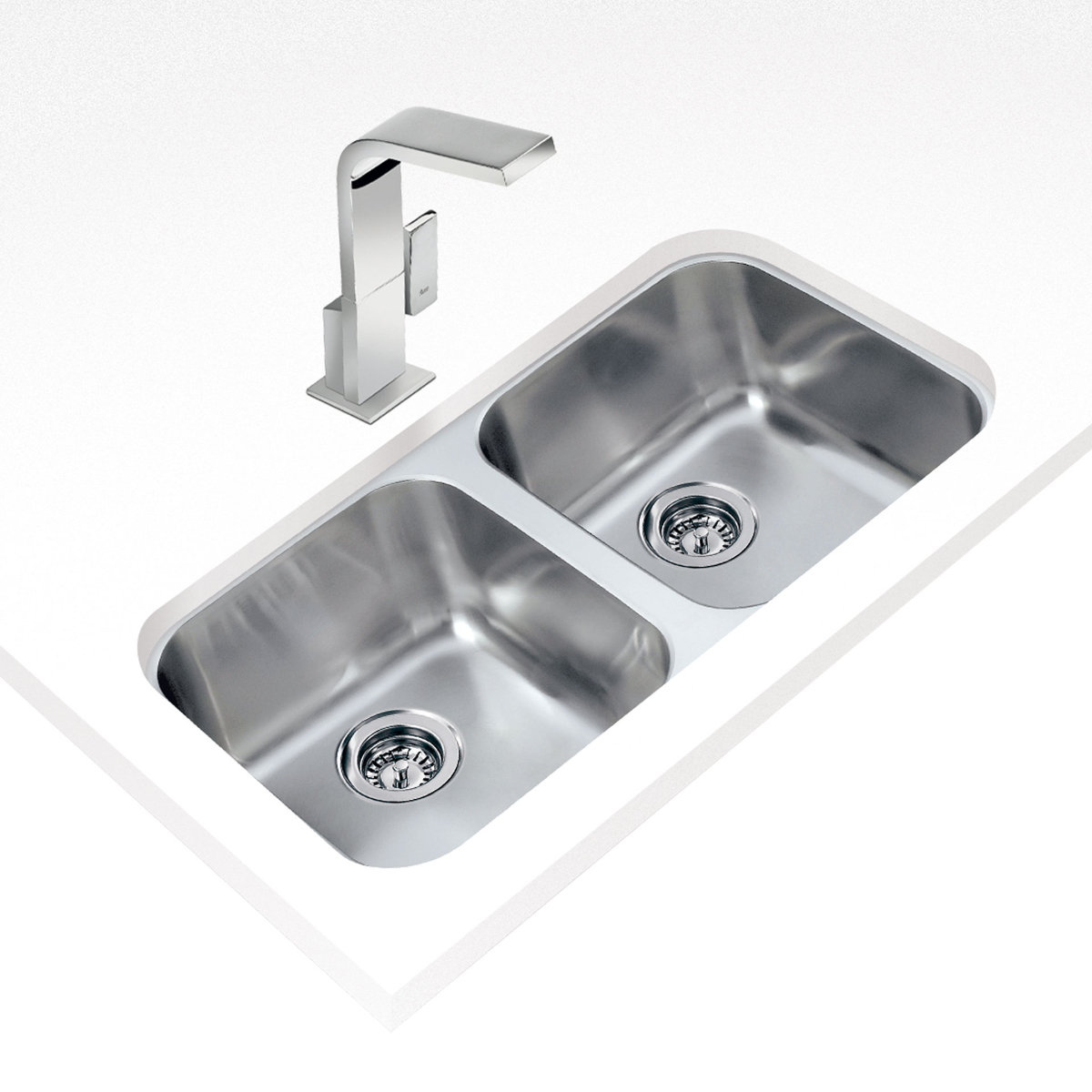 Tarja Submontar Teka BE 2C 780 (TU 30.18) de 79 cm (31") Doble Acero.