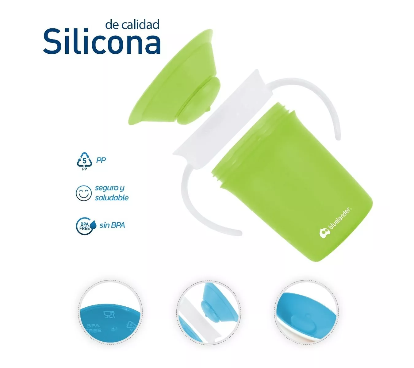 ML Vaso Entrenador Para Bebés 360 Antiderrames 280 Ml 2 Piezas.