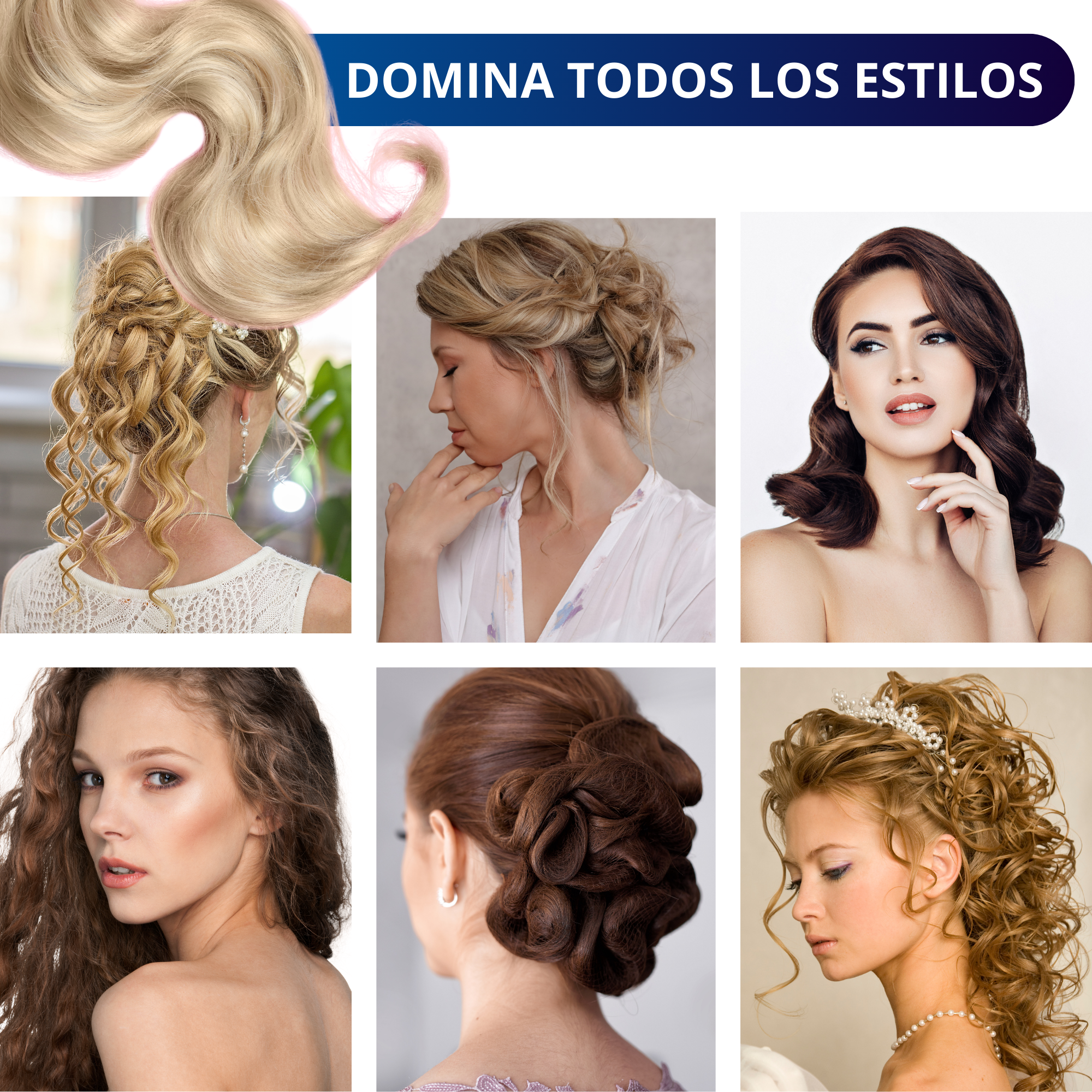 Cabeza Para Peinar Cabezote Ecomlab Cabello Natural 75%.