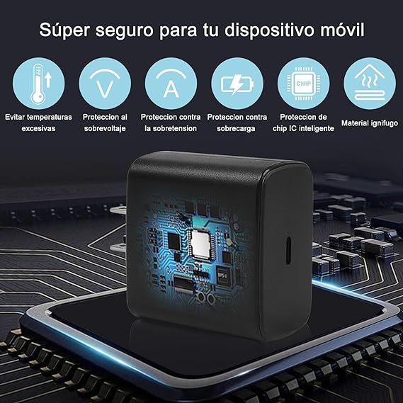 Cargador rápido USB C de 45 W para cargador Samsung tipo C, USB C Cargador de teléfono Android con 1.8M Cable Carga Rápida, para Galaxy S23 Ultra/S23/S23+/S22/S22 Ultra/S22+/Note10/Note 20/S20/S21/S10.