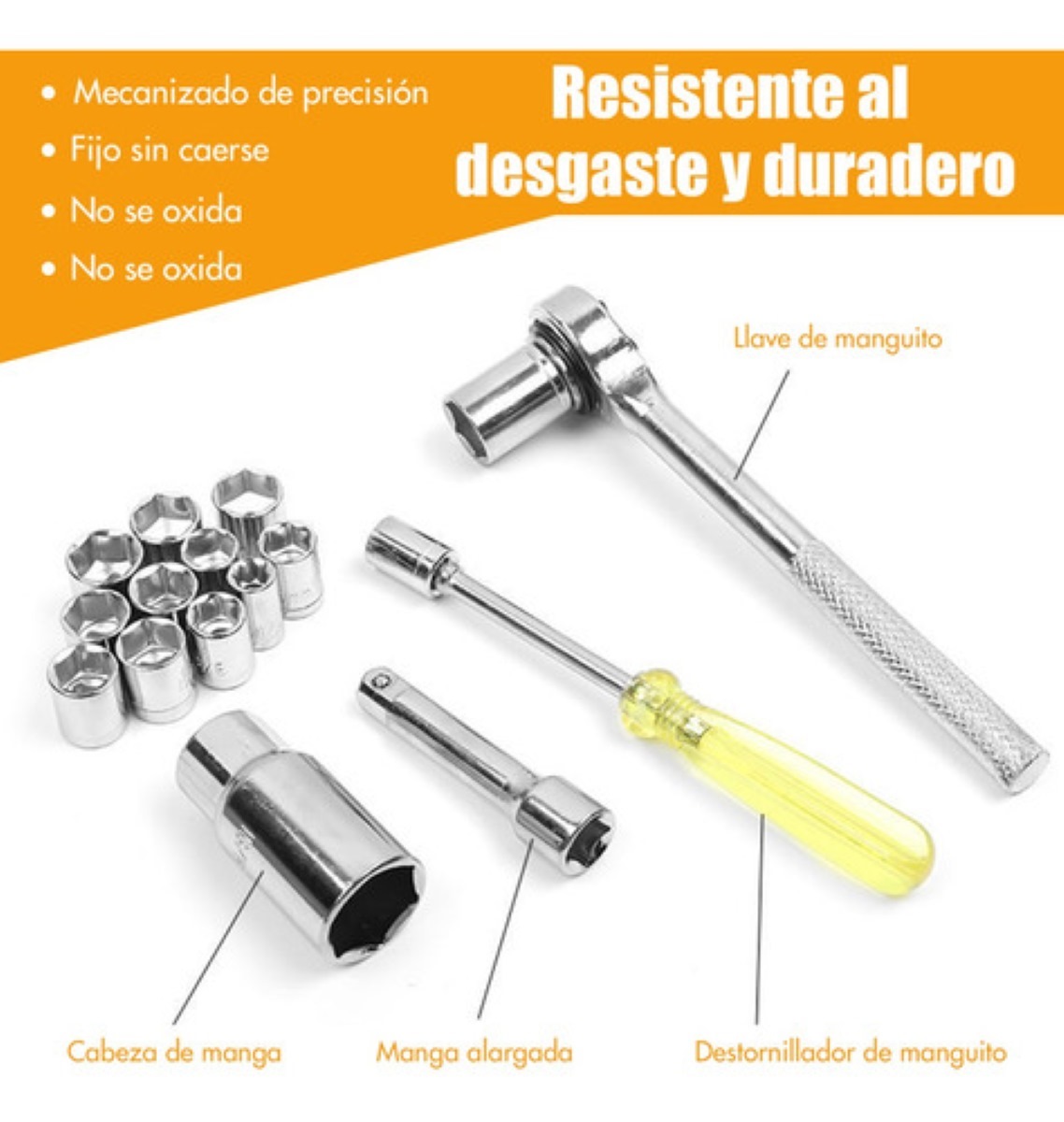 Juego De Dados Con Matraca 40 Piezas