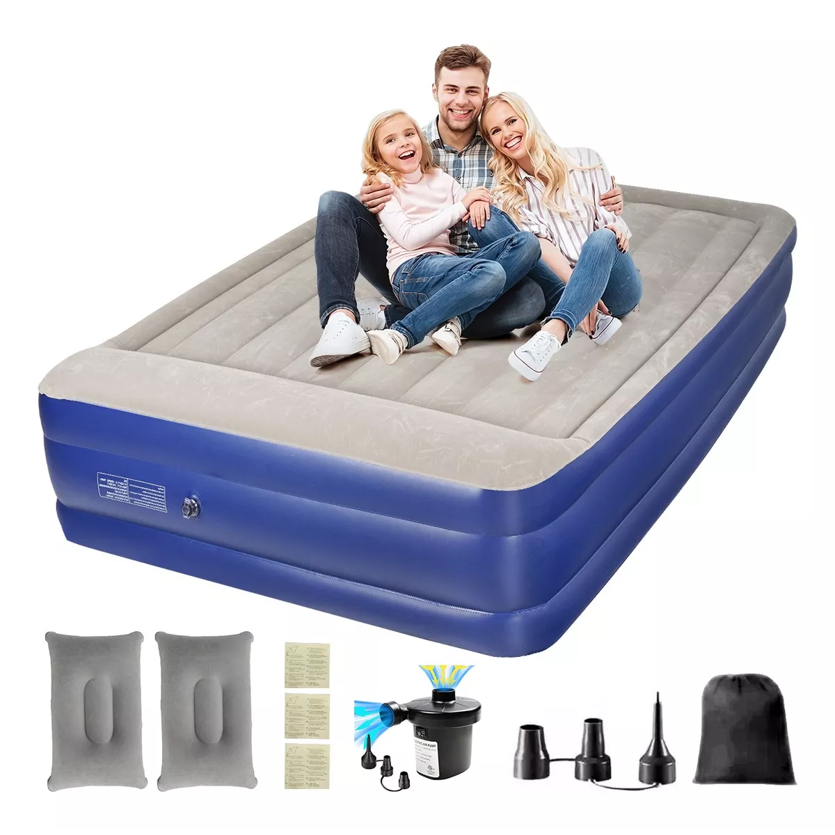 Colchón Inflable Queen Con Bomba Eléctrica.