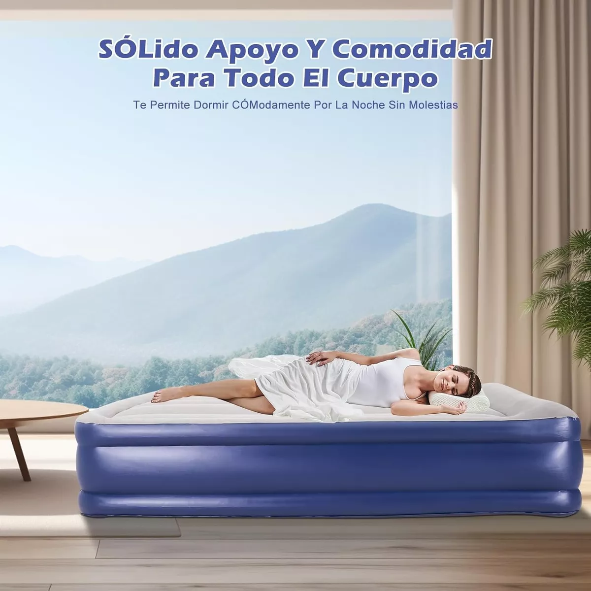 Colchón Inflable Queen Con Bomba Eléctrica.