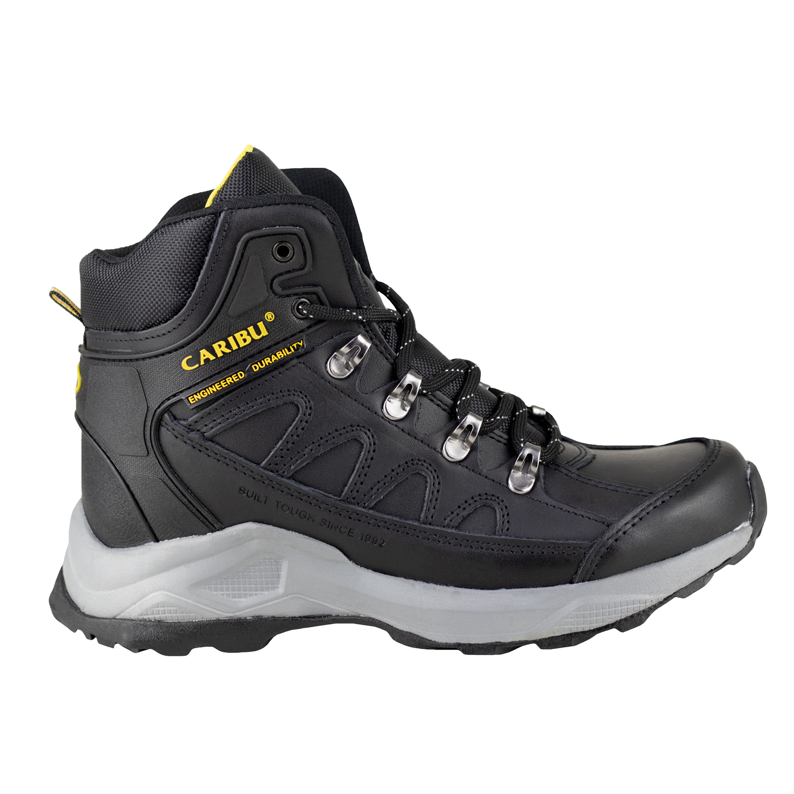 Botas Outdoor Hombre Aventura Senderismo Caribu 002-n Negro.