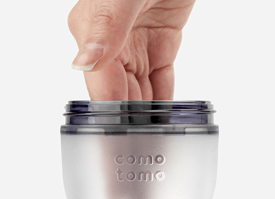 Biberón Comotomo Tacto Natural Flujo Lento 0-3 Meses 150 Ml 2 Piezas Rosa.