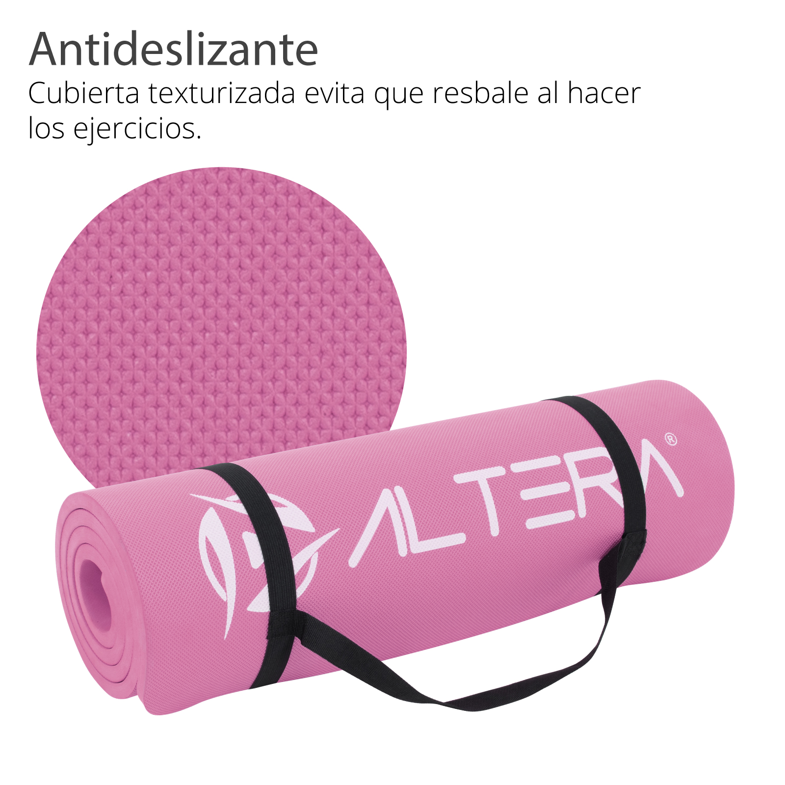 Altera Tapete de Yoga Grueso para Ejercicio Fitness Gym 1.4 cm de Grosor.