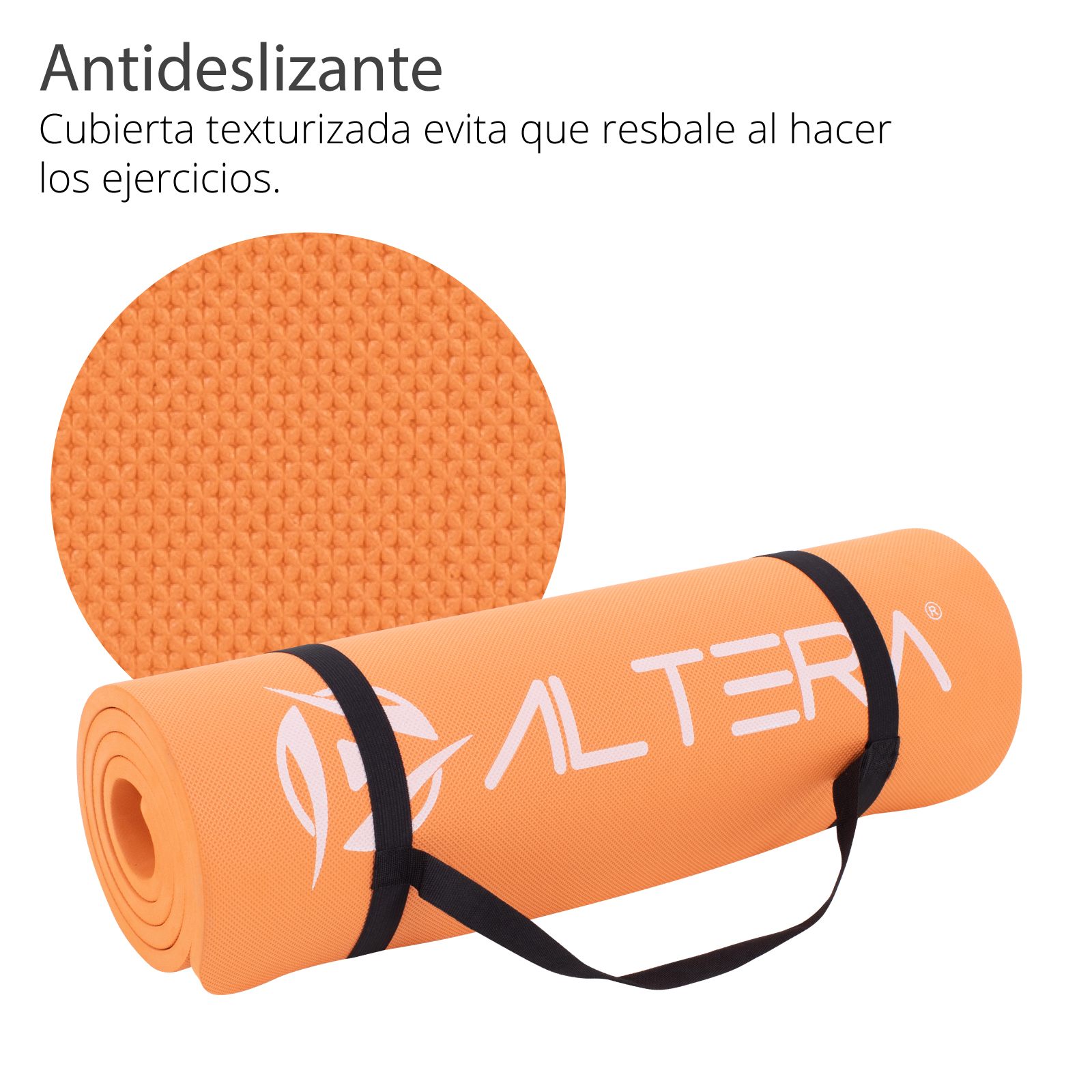 Altera Tapete de Yoga Grueso para Ejercicio Fitness Gym 1.4 cm de Grosor.