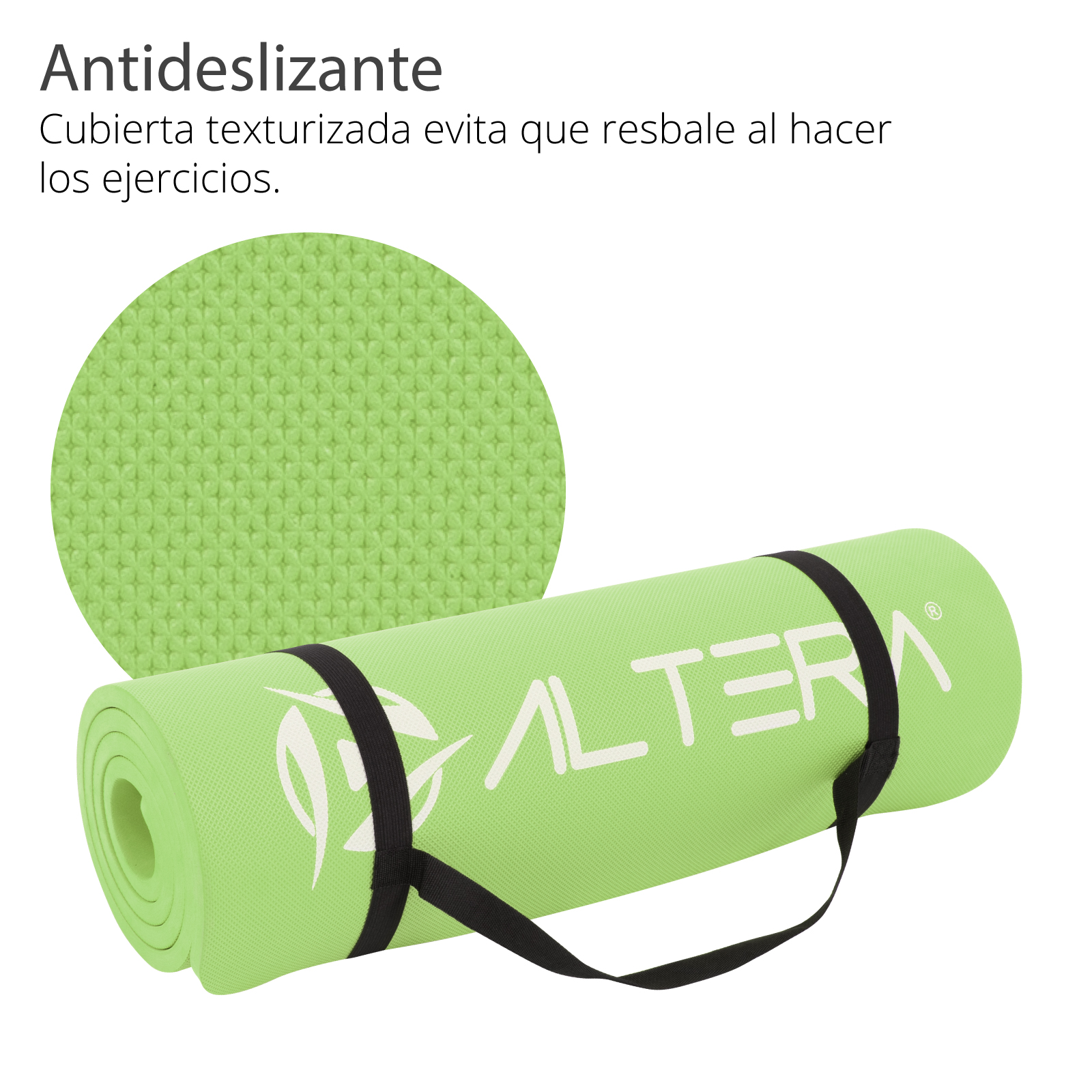 Altera Tapete de Yoga Grueso para Ejercicio Fitness Gym 1.4 cm de Grosor.