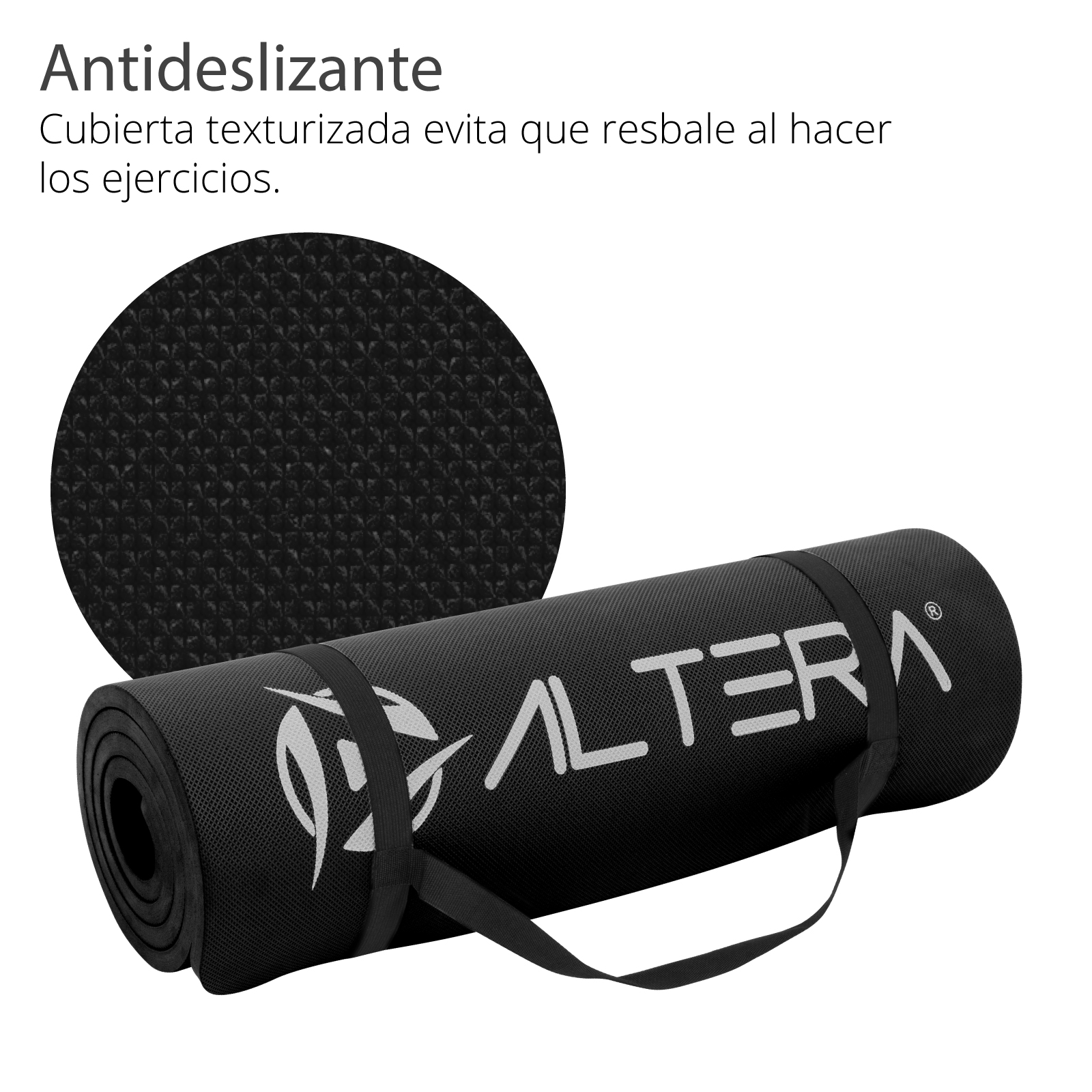 Altera Tapete de Yoga Grueso para Ejercicio Fitness Gym 1.4 cm de Grosor.