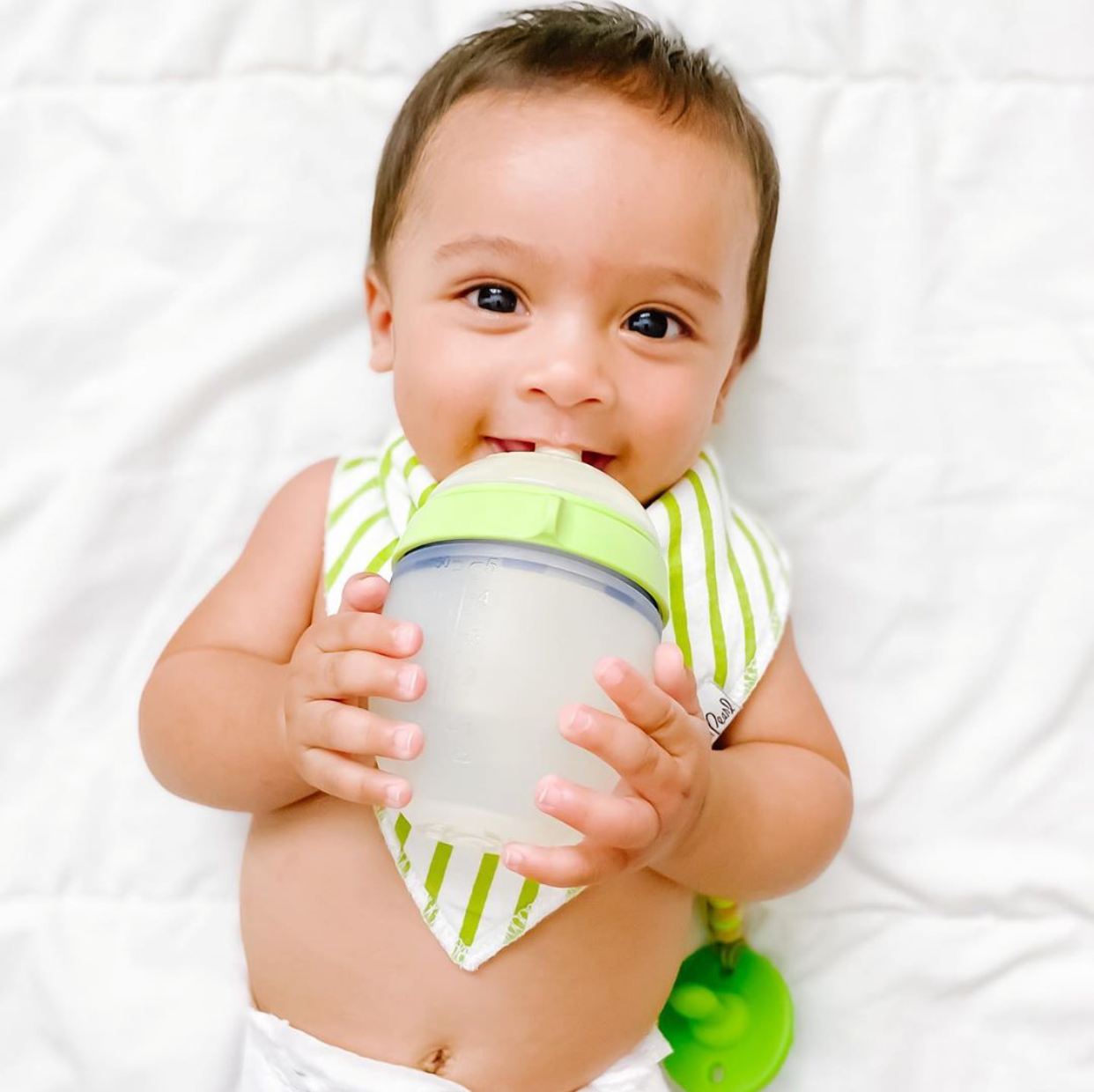 Biberón Comotomo Tacto Natural Flujo Lento 0-3 Meses 150 Ml.
