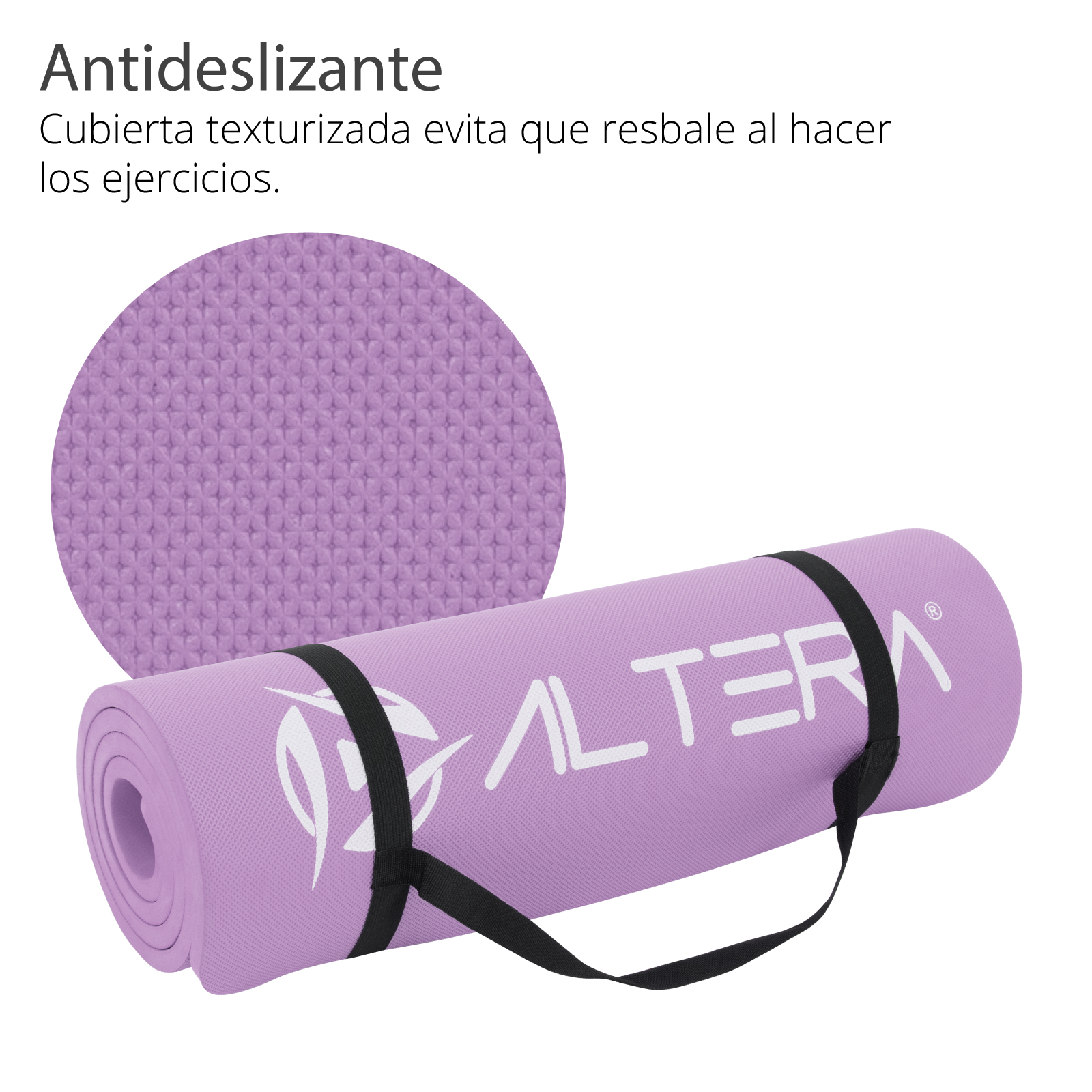 Altera Tapete de Yoga Grueso para Ejercicio Fitness Gym 1.4 cm de Grosor.