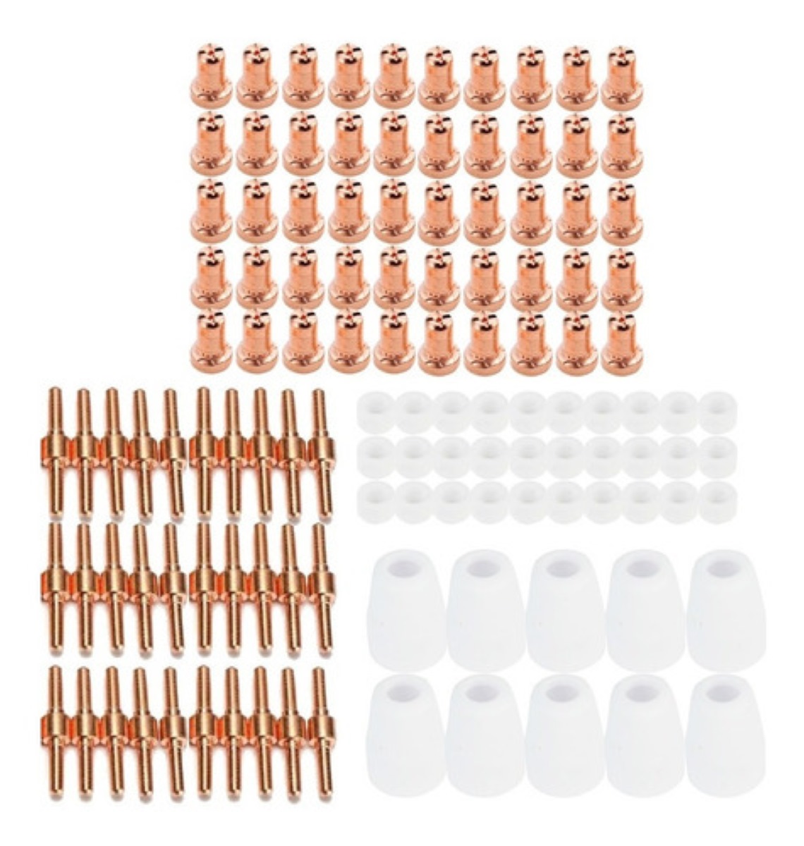 Set 100 Consumibles Electrodos Boquilla Cortadora De Plasma