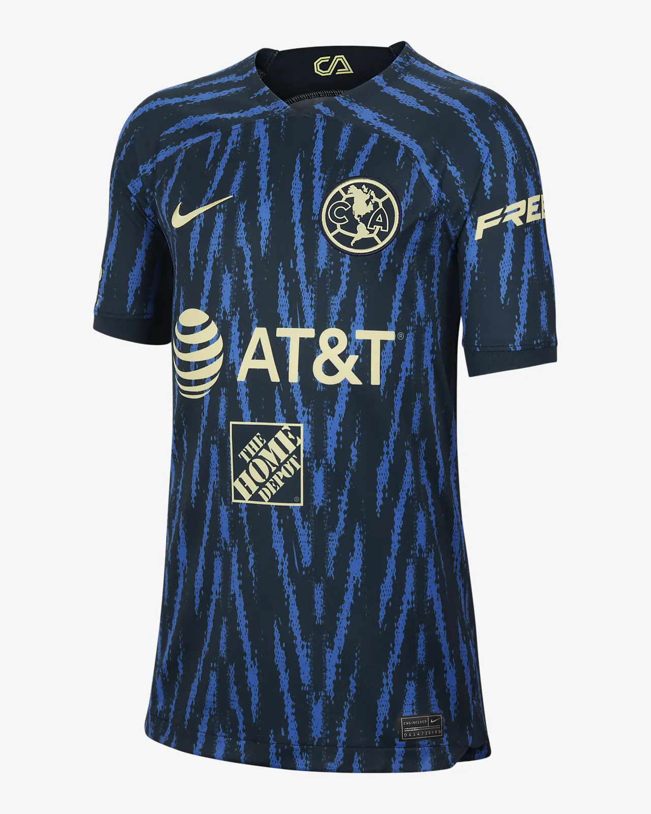 Jersey Original niño Nike Aguilas Club América visita 2023 DM2181.