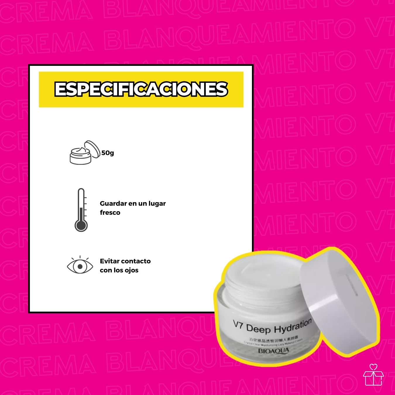 Crema de Blanqueamiento V7.