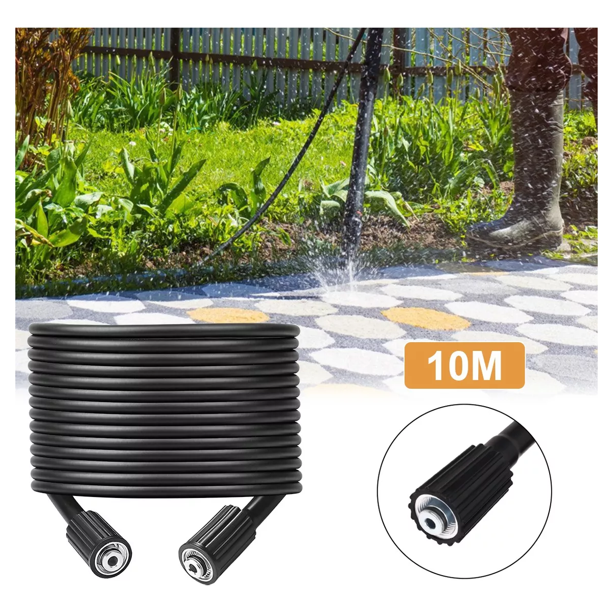 Manguera De 10 Metros Para Hidrolavadora Serie K M22.