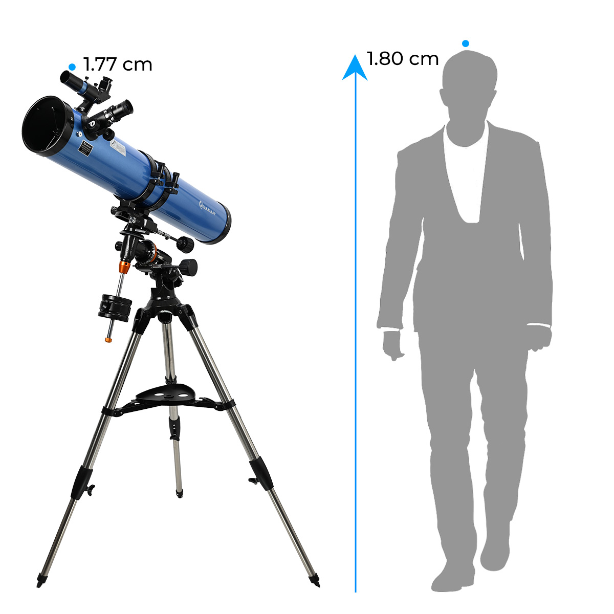 Telescopio Quasar Professional Q150 561x Con Adaptador Smartphone.