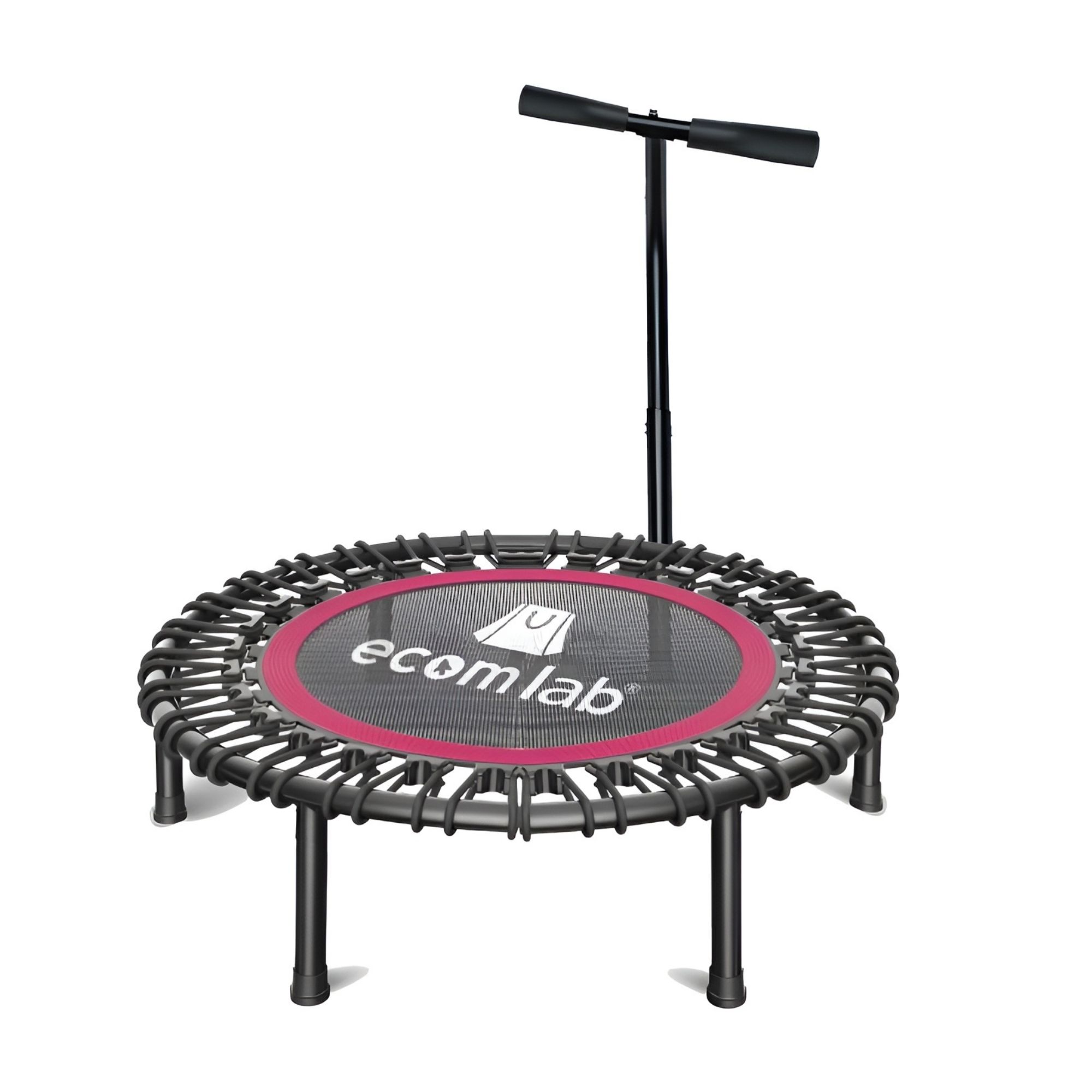 Trampolín Para Ejercicio Fitness Ecomlab Jumping Brincolín Con Barra De Soporte.