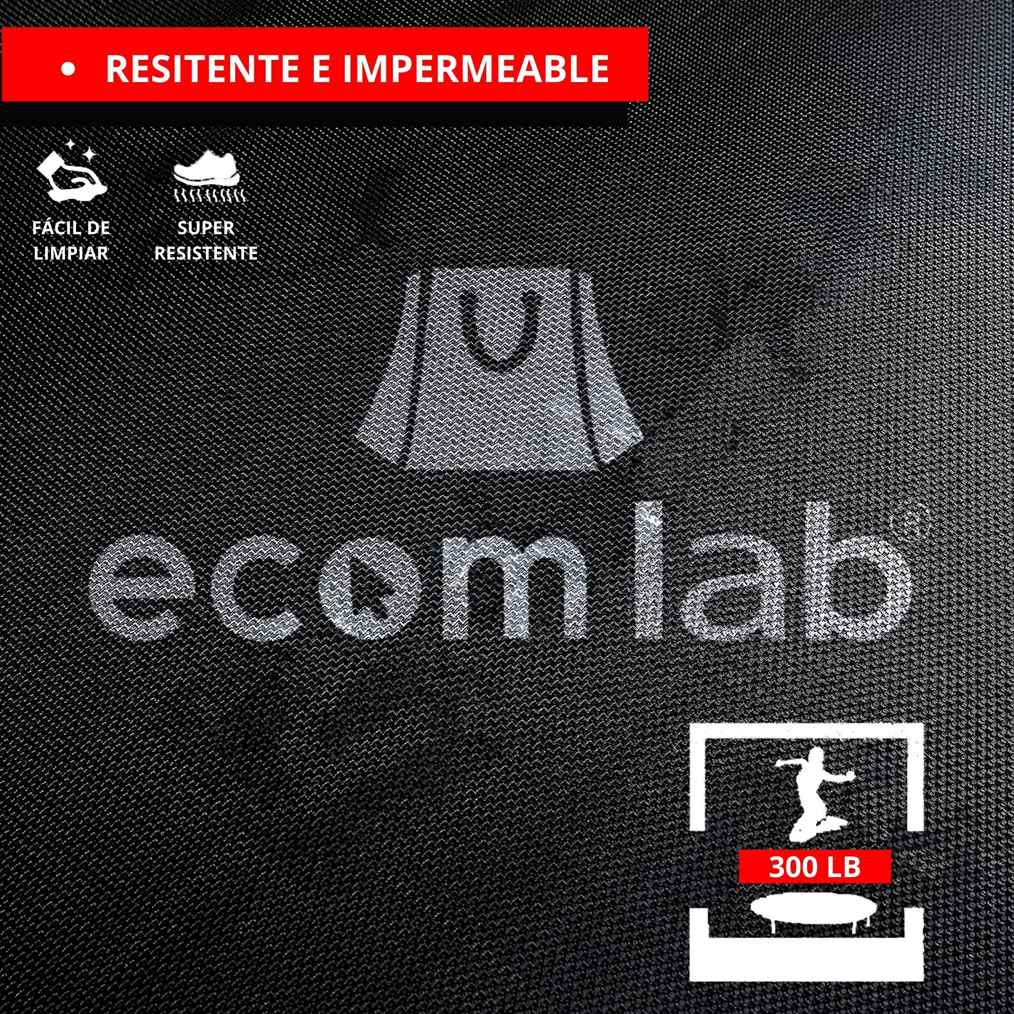Trampolín Para Ejercicio Fitness Ecomlab Jumping Brincolín Con Barra De Soporte.