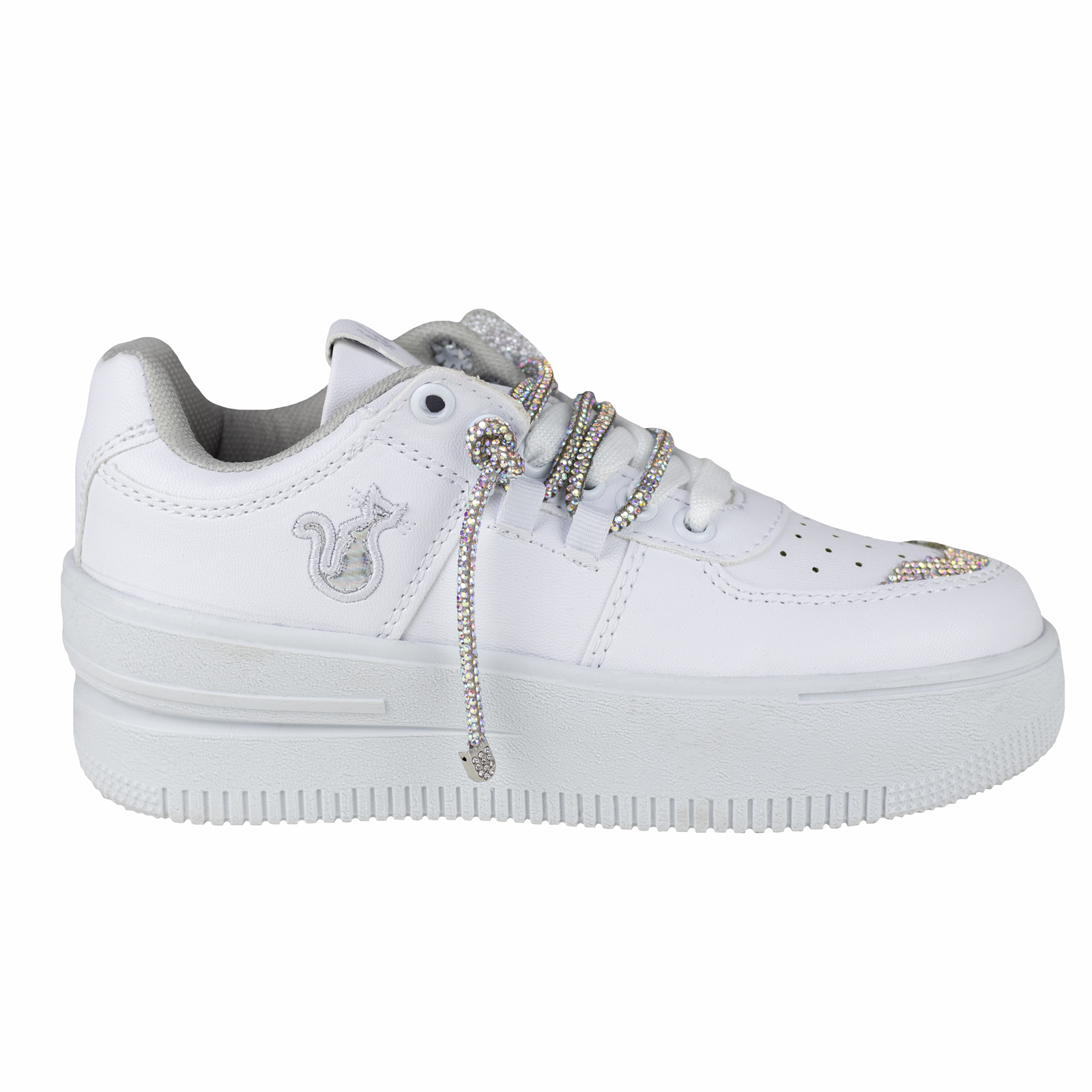 Tenis Urbano De Plataforma Mujer Shadow Blanco Tornasol 2084.