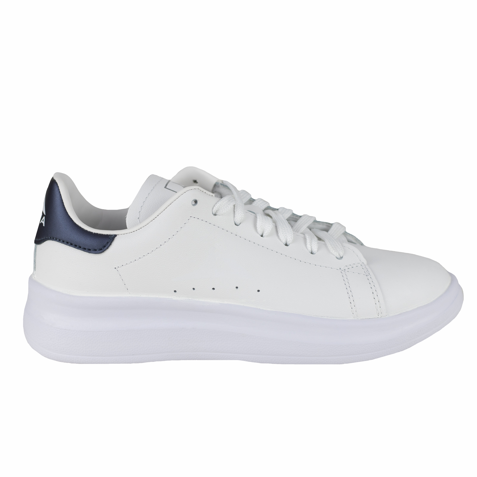 Tenis Blanco Para Mujer De Piel Pirma Clasicos 5504 Choclo.