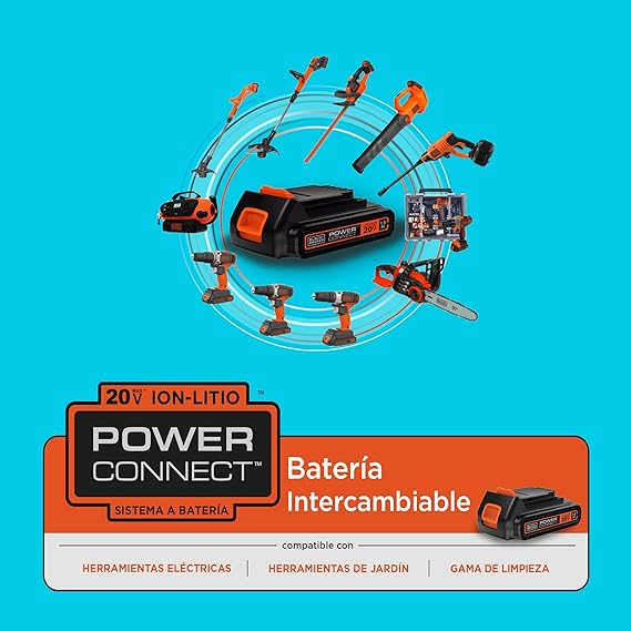 BLACK+DECKER Taladro Atornillador Inalámbrico 20V MAX BCD702C1.