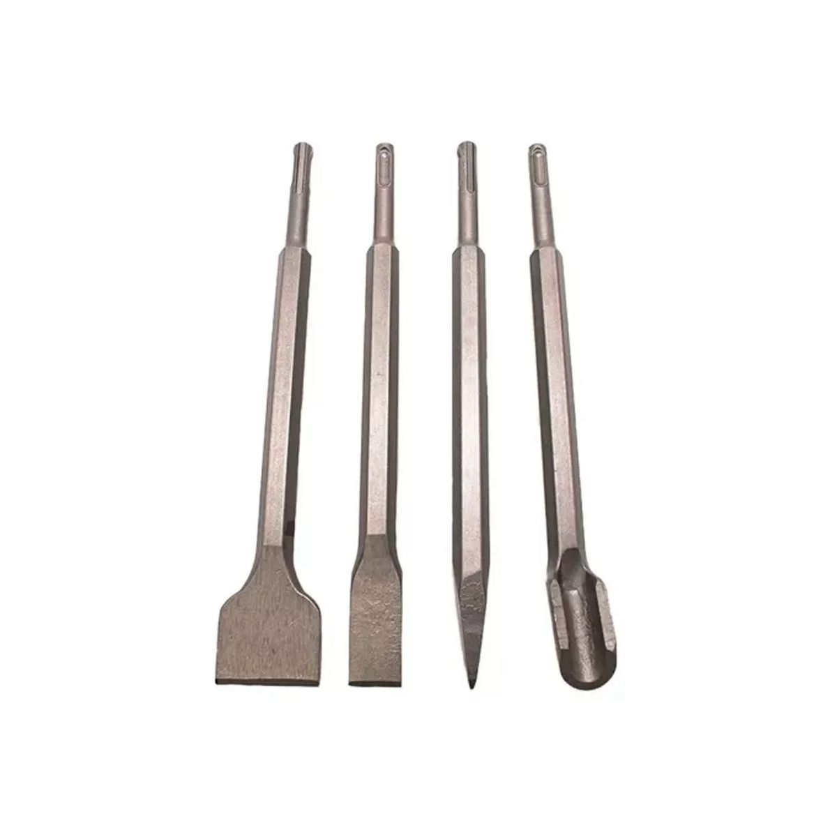 Kit Cincel Sds Taladro Rotomartillo Concreto Gurbia 25cm 4pz.